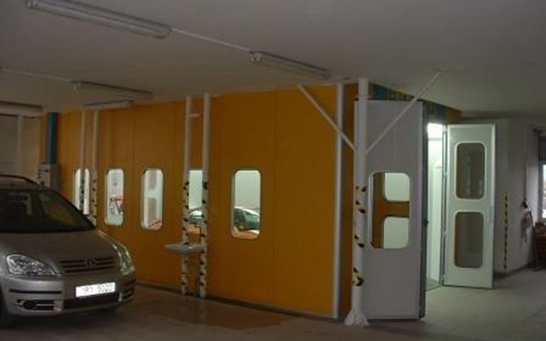 Cabine forno verticali per carrozzeria