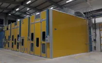Immagine - Vertical or semi-vertical industrial coating booths for trains, aircraft, buses, cars and industrial
