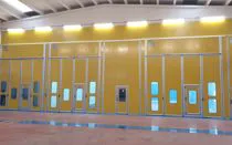 Immagine - Vertical or semi-vertical industrial coating booths for trains, aircraft, buses, cars and industrial