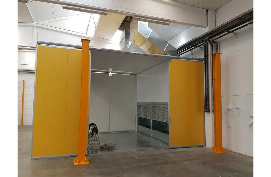 Immagine - Cabine di verniciatura manuali o automatiche per vernici in polvere