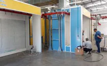 Immagine - Impianti di verniciatura industriali automatici con convogliatori aerei o a terra