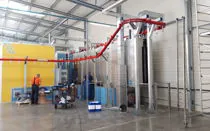 Immagine - Impianti di verniciatura industriali automatici con convogliatori aerei o a terra