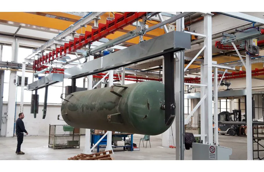 Immagine - Impianti di verniciatura industriali automatici con convogliatori aerei o a terra