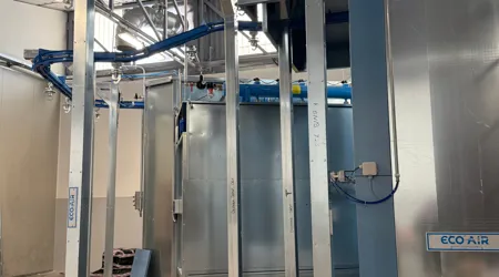Impianti automatici di verniciatura a polvere