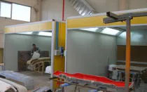 Immagine - Dry filter automatic or manual spray booths for solvent- or water-based paints
