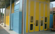 Immagine - Vertical or semi-vertical industrial coating booths for trains, aircraft, buses, cars and industrial