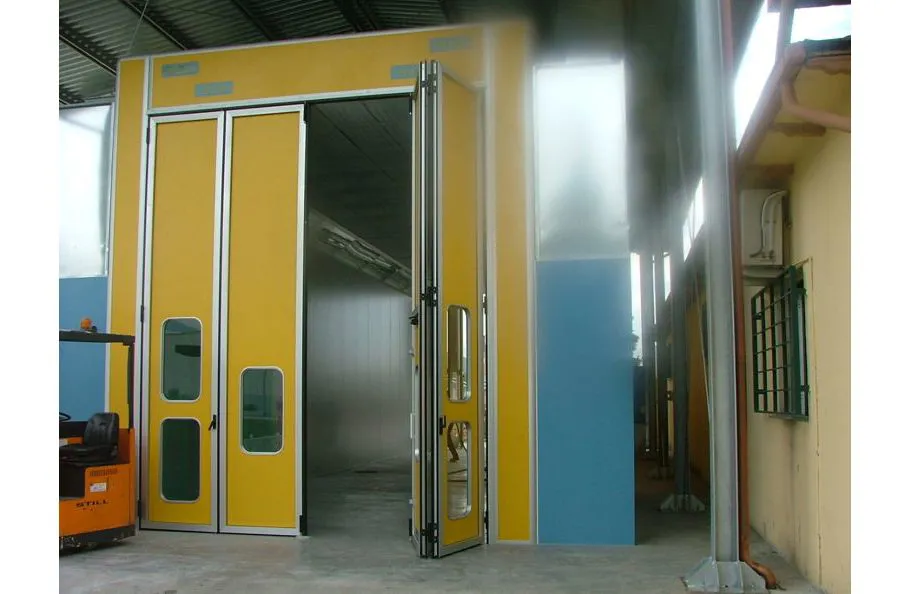 Immagine - Vertical or semi-vertical industrial coating booths for trains, aircraft, buses, cars and industrial