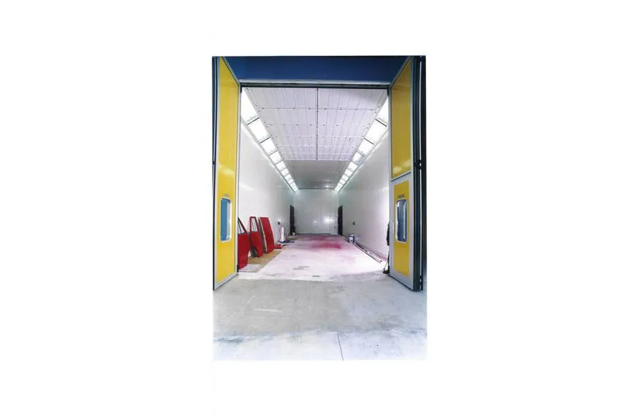 Immagine - Vertical or semi-vertical industrial coating booths for trains, aircraft, buses, cars and industrial