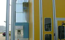Immagine - Vertical or semi-vertical industrial coating booths for trains, aircraft, buses, cars and industrial