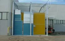 Immagine - Vertical or semi-vertical industrial coating booths for trains, aircraft, buses, cars and industrial