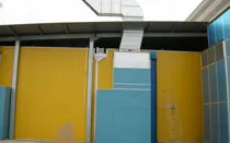 Immagine - Vertical or semi-vertical industrial coating booths for trains, aircraft, buses, cars and industrial