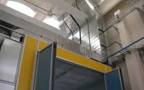 Immagine - Vertical or semi-vertical industrial coating booths for trains, aircraft, buses, cars and industrial