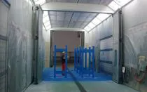 Immagine - Vertical or semi-vertical industrial coating booths for trains, aircraft, buses, cars and industrial