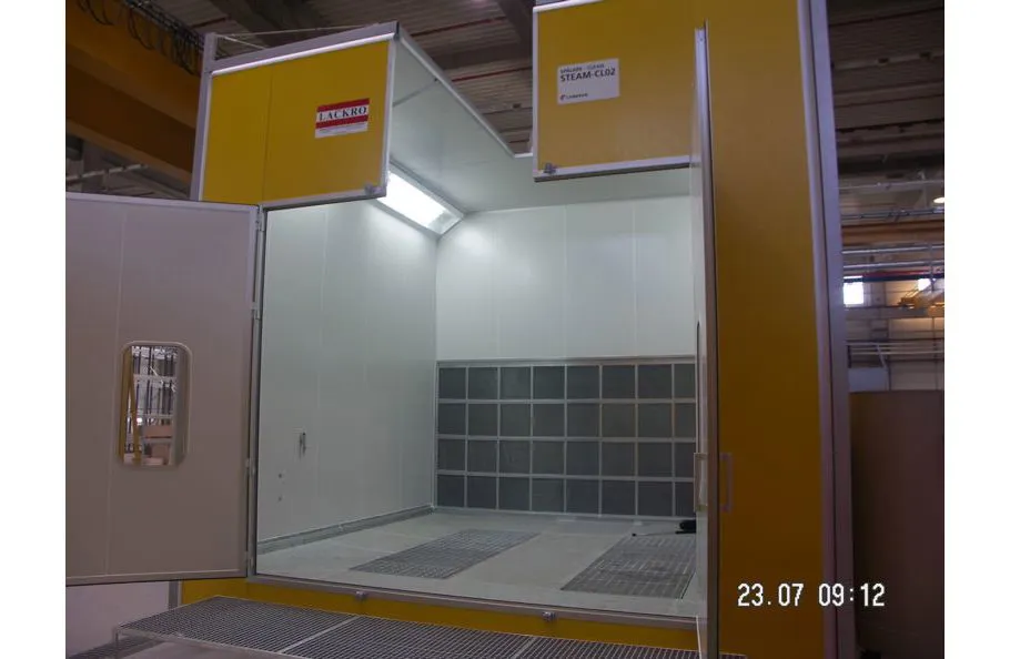 Immagine - Vertical or semi-vertical industrial coating booths for trains, aircraft, buses, cars and industrial