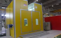 Immagine - Vertical or semi-vertical industrial coating booths for trains, aircraft, buses, cars and industrial