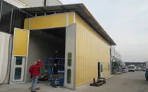 Immagine - Vertical or semi-vertical industrial coating booths for trains, aircraft, buses, cars and industrial