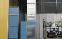 Immagine - Vertical or semi-vertical industrial coating booths for trains, aircraft, buses, cars and industrial