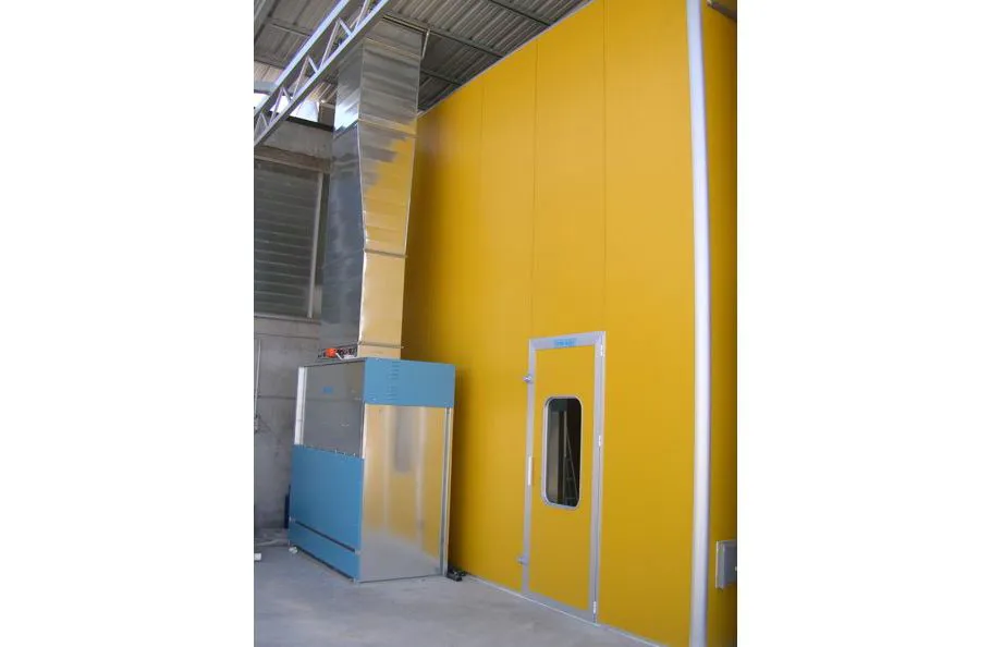 Immagine - Vertical or semi-vertical industrial coating booths for trains, aircraft, buses, cars and industrial