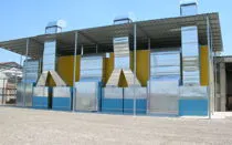 Immagine - Vertical or semi-vertical industrial coating booths for trains, aircraft, buses, cars and industrial