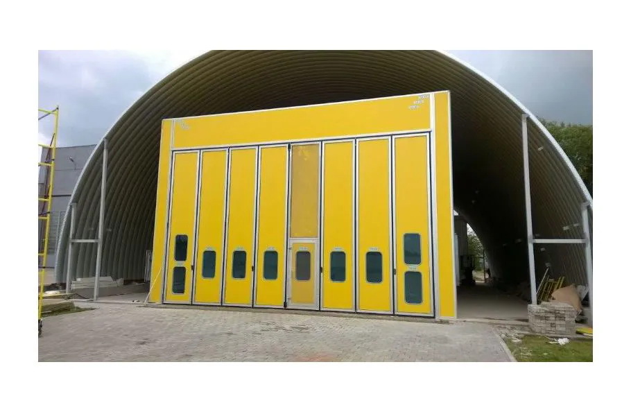 Immagine - Vertical or semi-vertical industrial coating booths for trains, aircraft, buses, cars and industrial