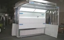 Immagine - Zone di preparazione, carteggiatura, verniciatura