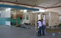 Immagine - Zone di preparazione, carteggiatura, verniciatura