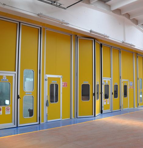 Eco-Air srl line painting booths in Sona Verona